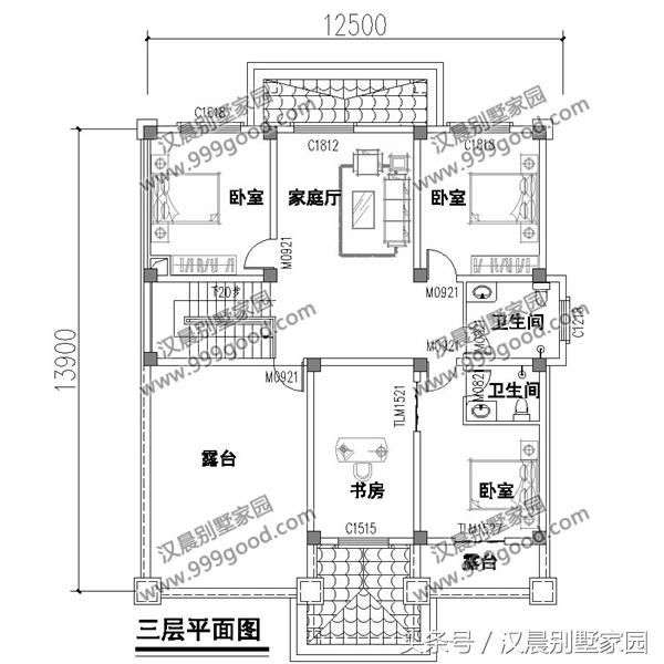 3套經(jīng)典別墅圖，外觀簡(jiǎn)約不單調(diào)，性價(jià)比超高，農(nóng)村蓋房首選戶型！
