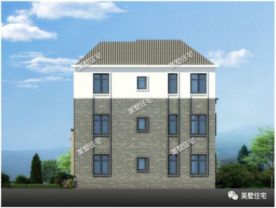 三層新中式別墅圖，12x13米，露臺精致布局實用，簡約大方。