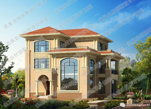 二層實用漂亮農村自建房，140㎡2廳5室?guī)梦?，造價25萬