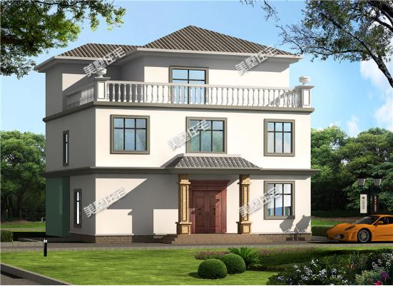 這款簡(jiǎn)歐風(fēng)格別墅圖設(shè)計(jì)巧妙，分區(qū)合理，朋友來(lái)了都上二樓是怎么回事？