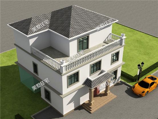 這款簡(jiǎn)歐風(fēng)格別墅圖設(shè)計(jì)巧妙，分區(qū)合理，朋友來(lái)了都上二樓是怎么回事？