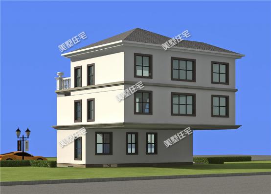 這款簡(jiǎn)歐風(fēng)格別墅圖設(shè)計(jì)巧妙，分區(qū)合理，朋友來(lái)了都上二樓是怎么回事？