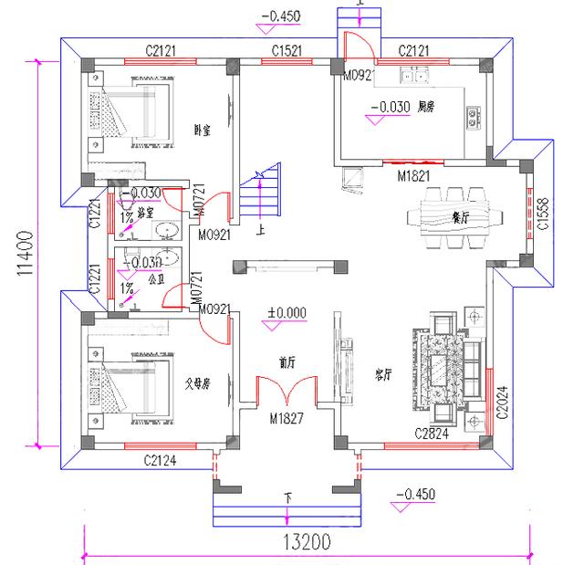 占地140平的三層現(xiàn)代實(shí)用農(nóng)村別墅全套設(shè)計(jì)圖，主體25萬就能建成！