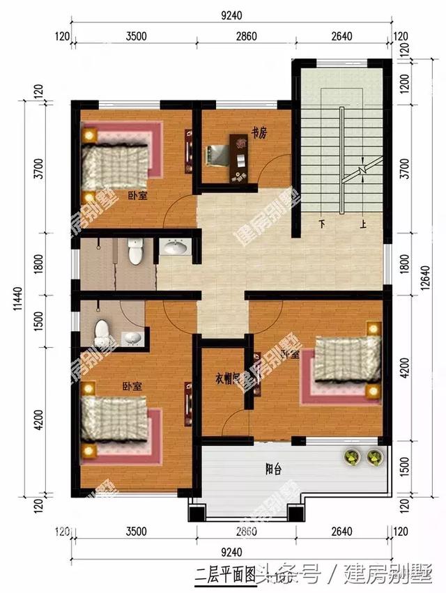 多風格設(shè)計的兩棟三層別墅設(shè)計圖，總有一款style適合你！