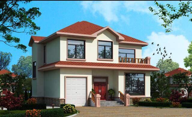 占地小，造價(jià)低，現(xiàn)代感爆表的自建別墅圖，色彩絢麗，干凈明亮，真的越看越喜歡！