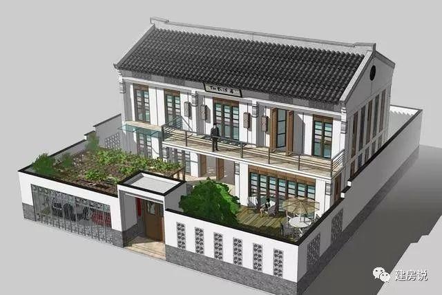 用一組別墅圖告訴你們，現(xiàn)在的中式四合院設計的真的不是一般的出彩