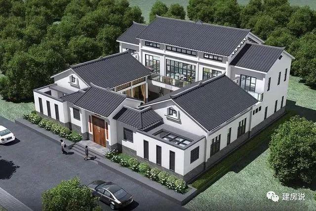 用一組別墅圖告訴你們，現(xiàn)在的中式四合院設計的真的不是一般的出彩