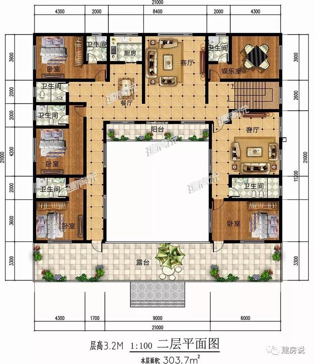 用一組別墅圖告訴你們，現(xiàn)在的中式四合院設計的真的不是一般的出彩