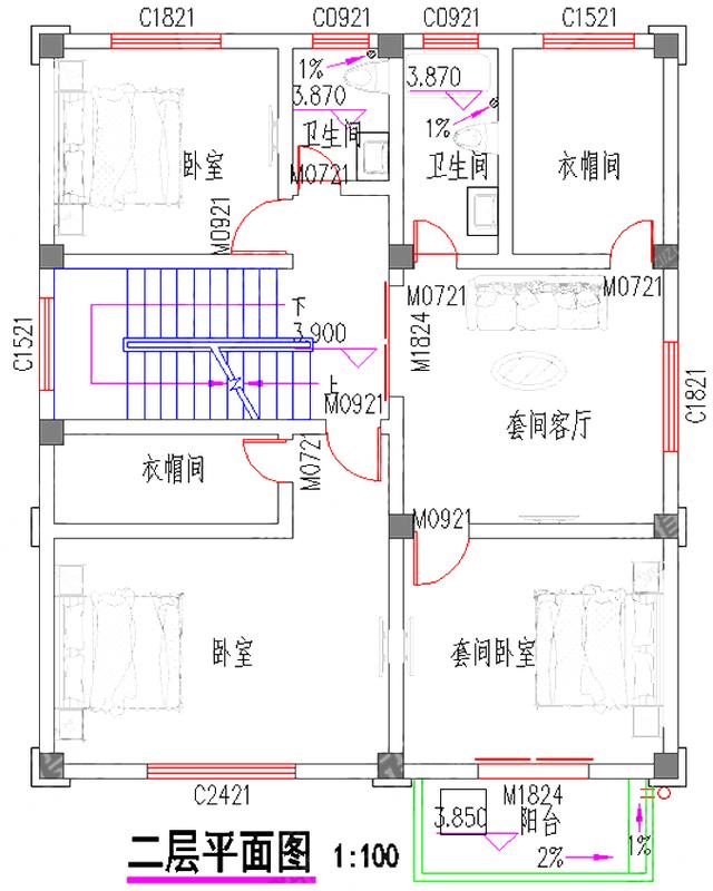 三層豪華農(nóng)村自建房，3廳7室10×12帶臥室套房，外觀十分大氣。