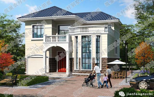 二層自建房，170㎡2廳5室?guī)к噹?kù)套間，外墻文化石裝飾！