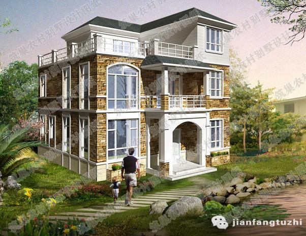 二層自建房，170㎡2廳5室?guī)к噹?kù)套間，外墻文化石裝飾！