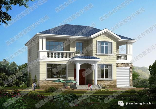 三層農(nóng)村自建房，3廳7室11×12米，帶套房+家庭活動室，簡單大方。