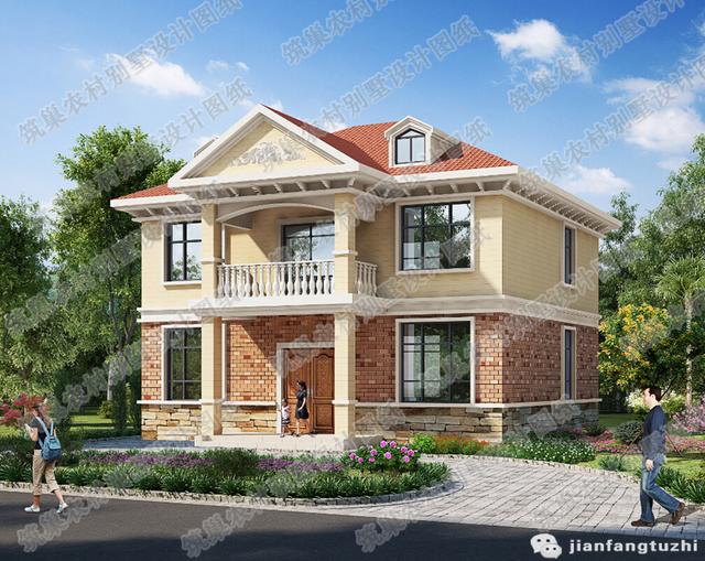 三層農(nóng)村自建房設(shè)計(jì)圖，3廳11室，帶棋牌室書房套房。