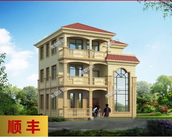 低調(diào)奢華三層小別墅，10X10米，精致的外觀。