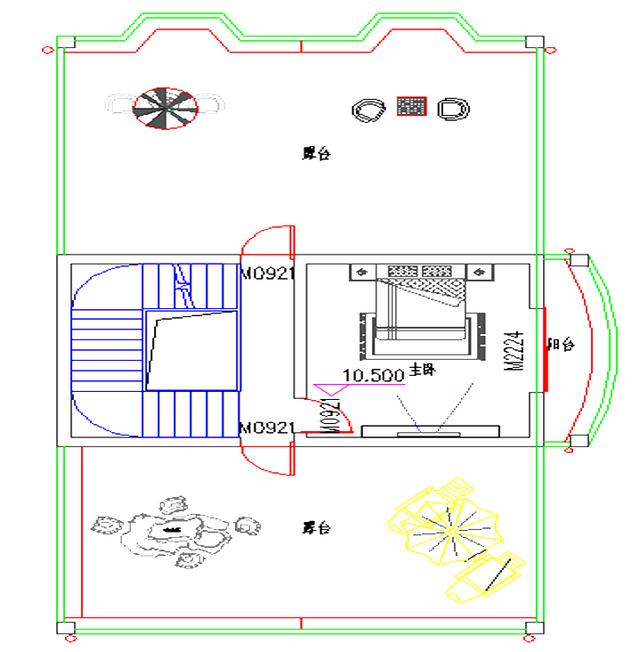 四層別墅設(shè)計圖，8×16米，帶商鋪健身娛樂室，簡約大氣。