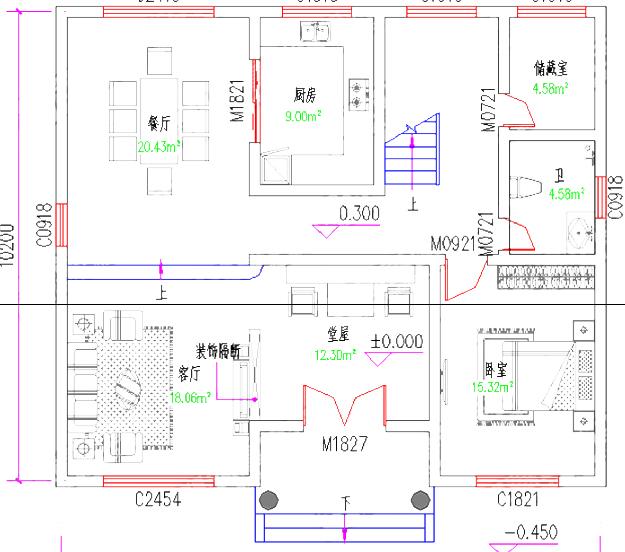 三層農(nóng)村自建房，2廳6臥帶堂屋+套房，占地120㎡，造價26萬，經(jīng)濟實用。