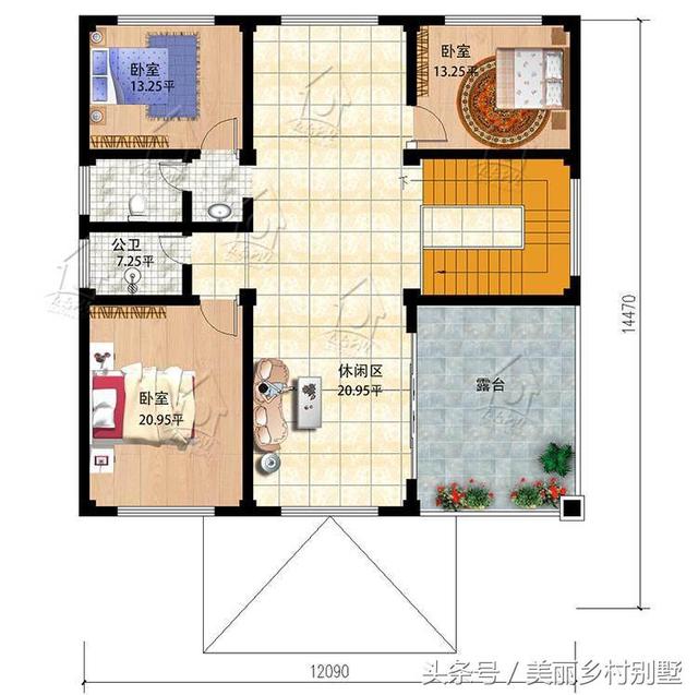 三層簡(jiǎn)歐風(fēng)格農(nóng)村別墅，188平，造價(jià)50萬，陽光餐廳雙露臺(tái)。