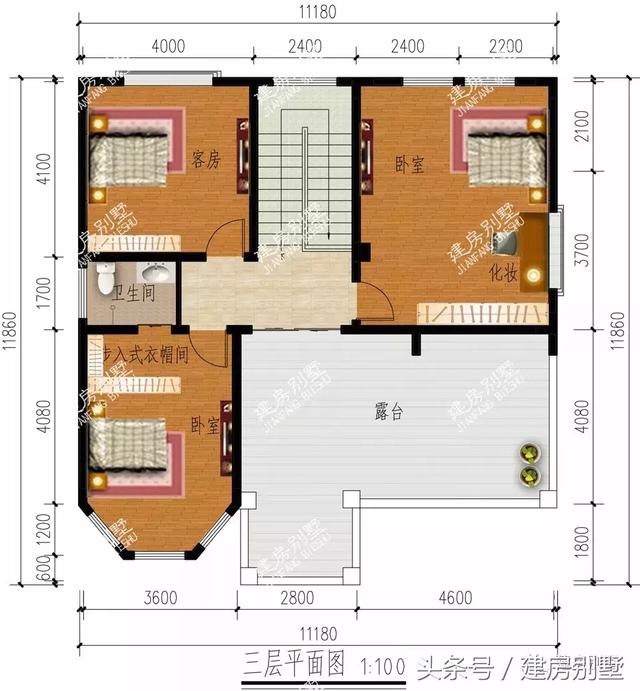 3棟漂亮又實(shí)用的三層別墅設(shè)計(jì)圖，第一棟應(yīng)該不少于千戶家庭在建，戶型好，設(shè)計(jì)美觀。