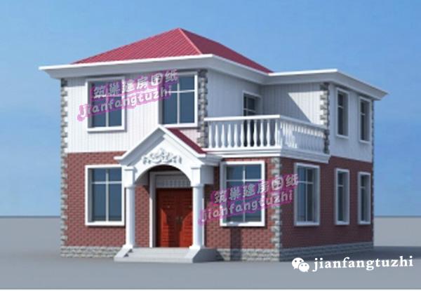 二層農(nóng)村自建房，9x12米，110平米，5臥2廳。