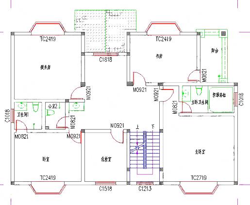 三層農(nóng)村自建房，16*11米，2廳7室?guī)Ы∩矸?套房，造價(jià)40萬(wàn)。