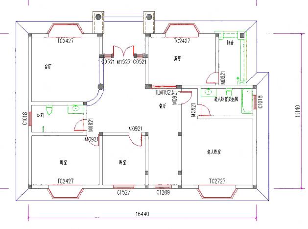 三層農(nóng)村自建房，16*11米，2廳7室?guī)Ы∩矸?套房，造價(jià)40萬(wàn)。