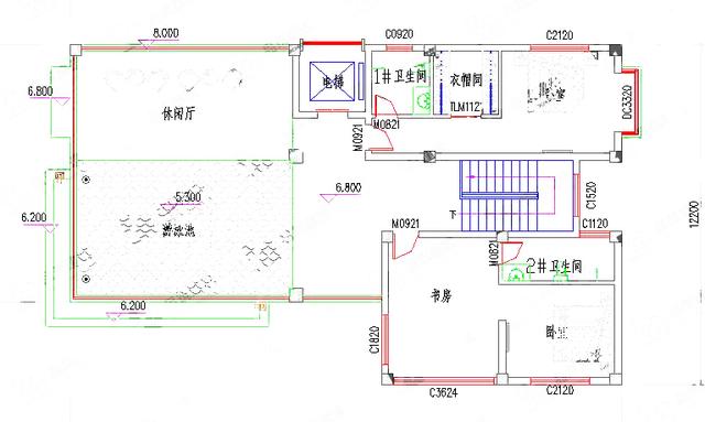 三層別墅設(shè)計(jì)圖，造價(jià)50萬，帶電梯+游泳池。
