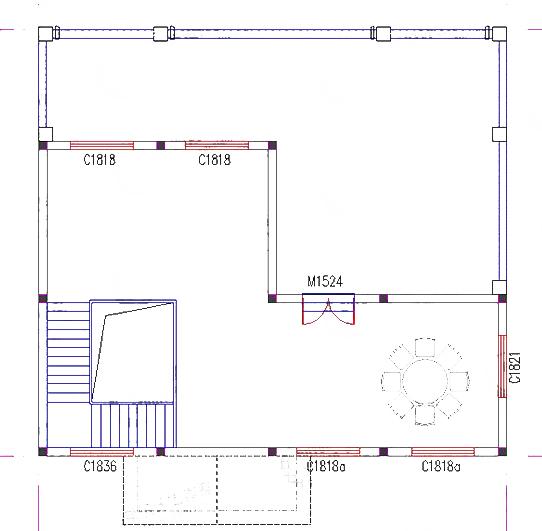 三層帶閣樓層別墅設(shè)計(jì)圖，4廳6室，13×12米，造價50萬。