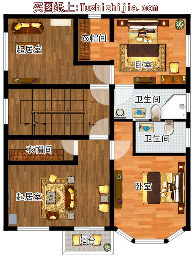 5套農(nóng)村三層房屋圖，主體15萬，不用攢錢都能建