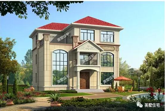 三層自建別墅，12X12米，造價(jià)30萬(wàn)，愜意田園生活，令人羨慕。