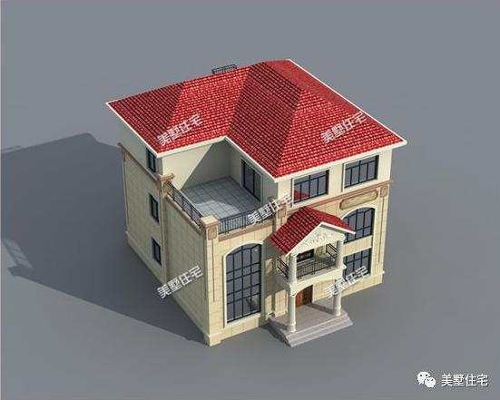 三層自建別墅，12X12米，造價(jià)30萬(wàn)，愜意田園生活，令人羨慕。