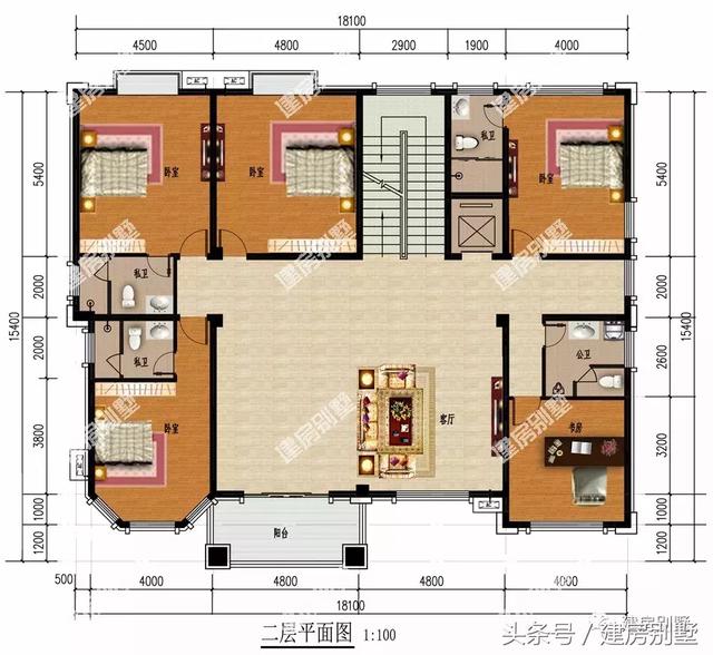 兩棟5層農(nóng)村別墅，超豪華，第一棟你們村首富都不一定建得起。