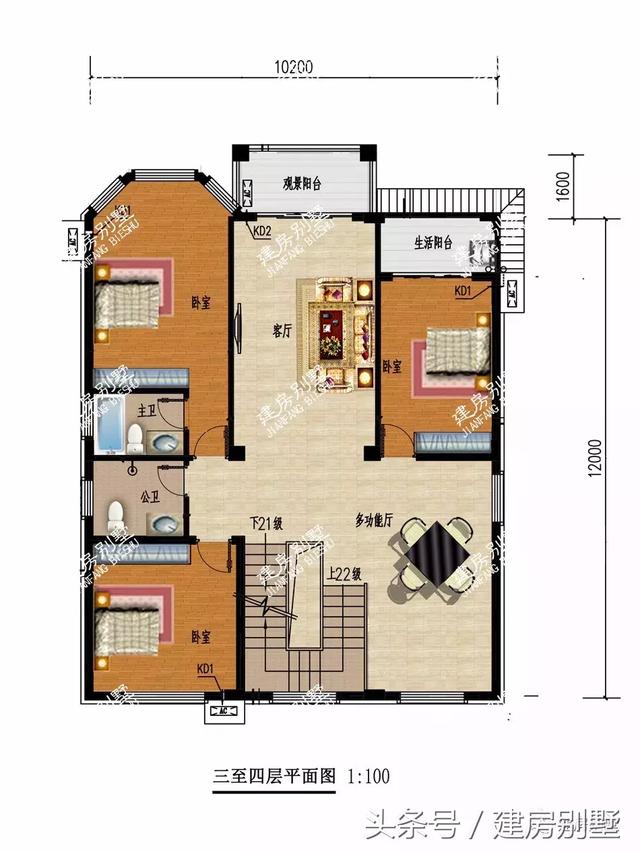 兩棟5層農(nóng)村別墅，超豪華，第一棟你們村首富都不一定建得起。