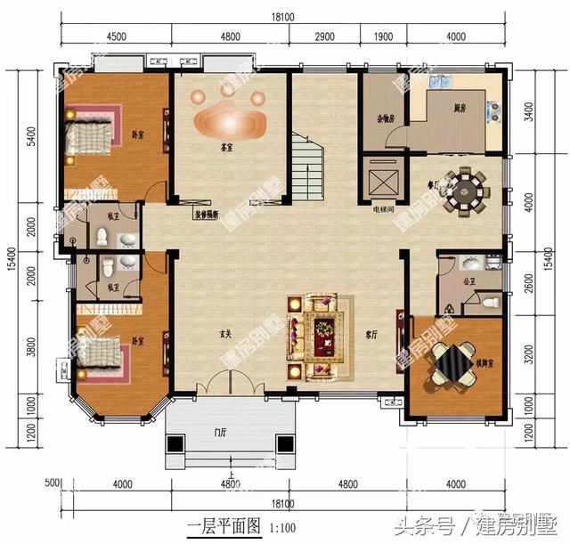 兩棟5層農(nóng)村別墅，超豪華，第一棟你們村首富都不一定建得起。