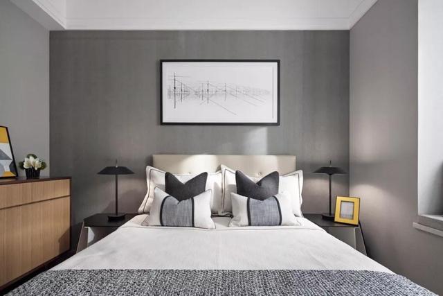 現(xiàn)代簡約風(fēng)小戶型公寓裝修，92㎡，采用抽象化的藝術(shù)，灰度空間的高級(jí)感。