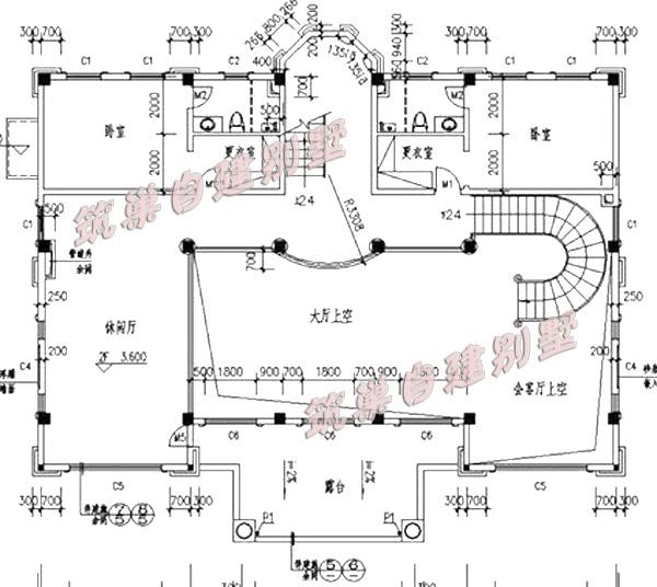 歐式四層別墅設(shè)計(jì)圖，20X18米，戶型豪華氣派！