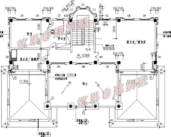 歐式四層別墅設(shè)計(jì)圖，20X18米，戶型豪華氣派！