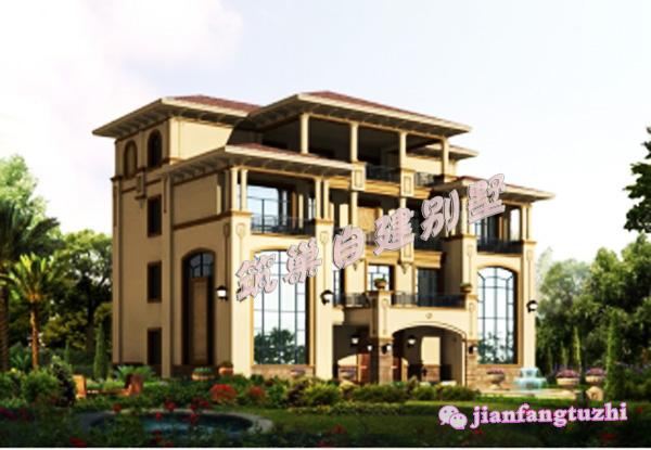 歐式四層別墅設(shè)計(jì)圖，20X18米，戶型豪華氣派！