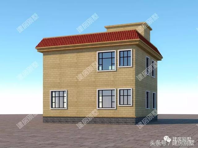 二層別墅設(shè)計(jì)圖，10×11米，造價(jià)不到20萬，建兩棟都不貴。