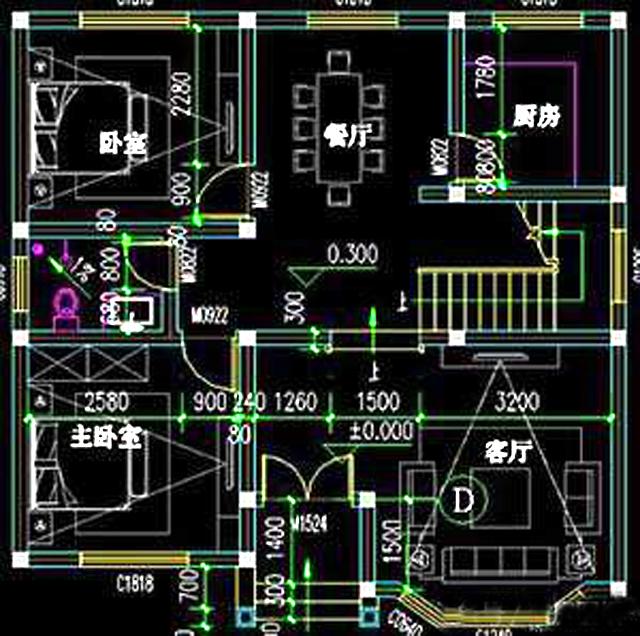 100平方米簡歐式二層農(nóng)村自建房，10*10米，簡單實用。