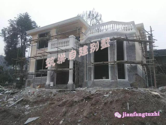 100平方米簡歐式二層農(nóng)村自建房，10*10米，簡單實用。