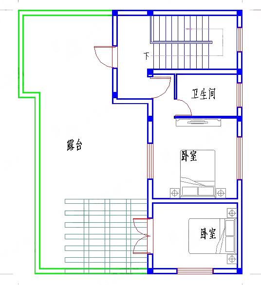 100平方米三層農(nóng)村自建房，2廳7臥經(jīng)濟(jì)實(shí)用，造價(jià)25萬(wàn)