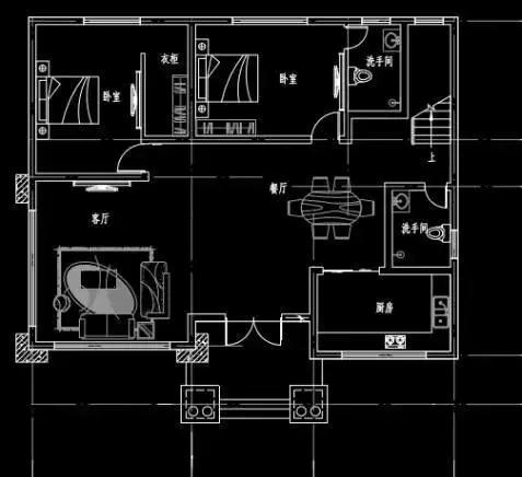 復(fù)式三層農(nóng)村自建房，14*12米，3廳8臥，造價40萬，時尚大氣。