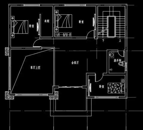 復(fù)式三層農(nóng)村自建房，14*12米，3廳8臥，造價40萬，時尚大氣。