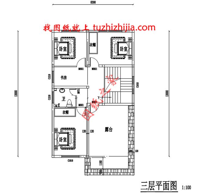 8米寬12米長(zhǎng)房屋設(shè)計(jì)圖及效果圖，10套全新設(shè)計(jì)圖紙