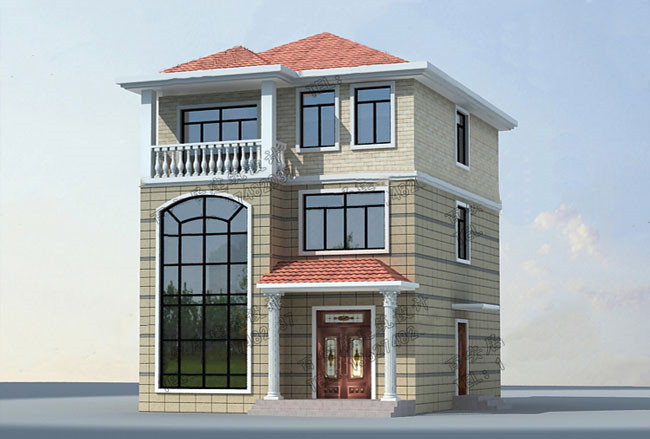 8米寬12米長(zhǎng)房屋設(shè)計(jì)圖及效果圖，10套全新設(shè)計(jì)圖紙