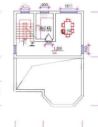 三層小戶型別墅設(shè)計圖，80平米，3廳5臥帶閣樓層車庫，造價20萬。