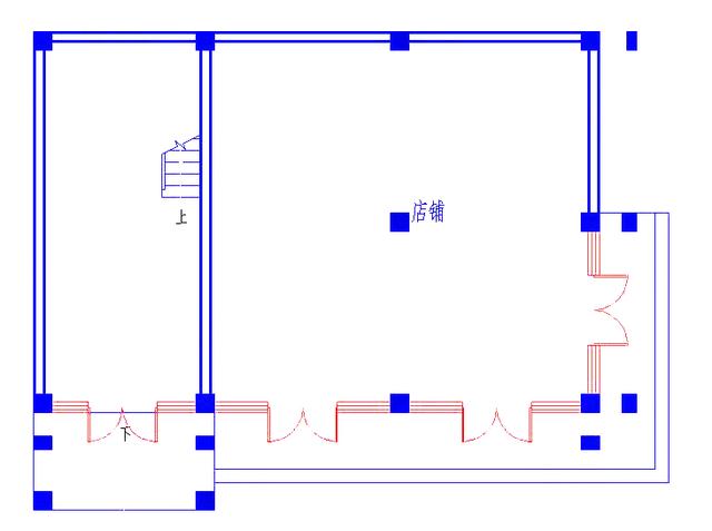 四層帶商鋪多功能別墅設(shè)計(jì)圖，占地100平方米，豪華大氣，造價(jià)40萬。