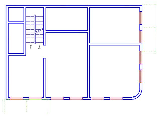 四層帶商鋪多功能別墅設(shè)計(jì)圖，占地100平方米，豪華大氣，造價(jià)40萬。