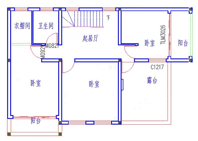 四層帶商鋪多功能別墅設(shè)計(jì)圖，占地100平方米，豪華大氣，造價(jià)40萬。