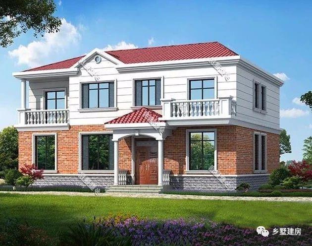 農(nóng)村二層別墅設(shè)計(jì)圖，7室2廳4衛(wèi)，主體造價(jià)，竟然只要26萬(wàn)！